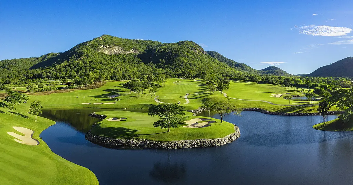 Golfbana i Hua Hin