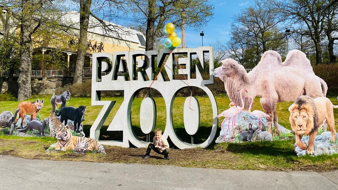 Låtsasdjur vid Parken Zoo