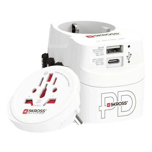 Reseadapter med USB-uttag